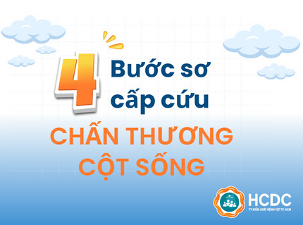 4 bước sơ cấp cứu chấn thương cột sống