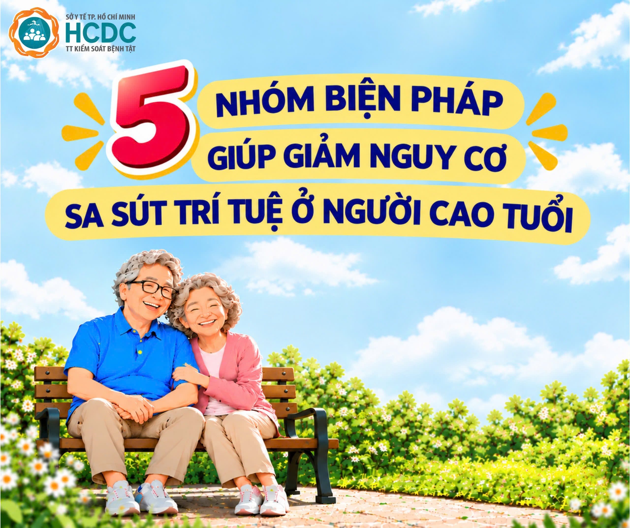 5 NHÓM BIỆN PHÁP GIÚP GIẢM NGUY CƠ SA SÚT TRÍ TUỆ Ở NGƯỜI CAO TUỔI