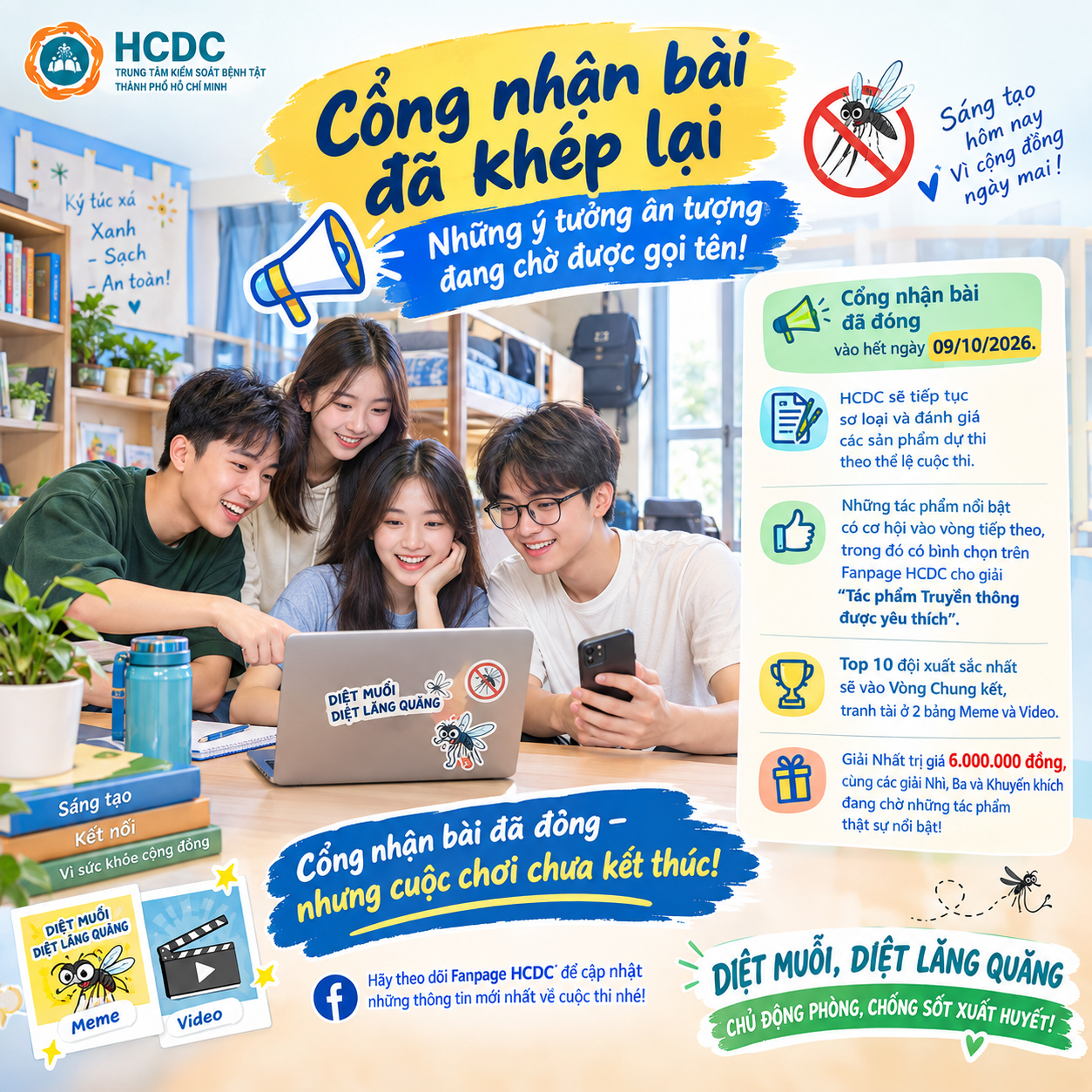 Cổng nhận bài đã khép lại – Những ý tưởng ấn tượng đang chờ được gọi tên!