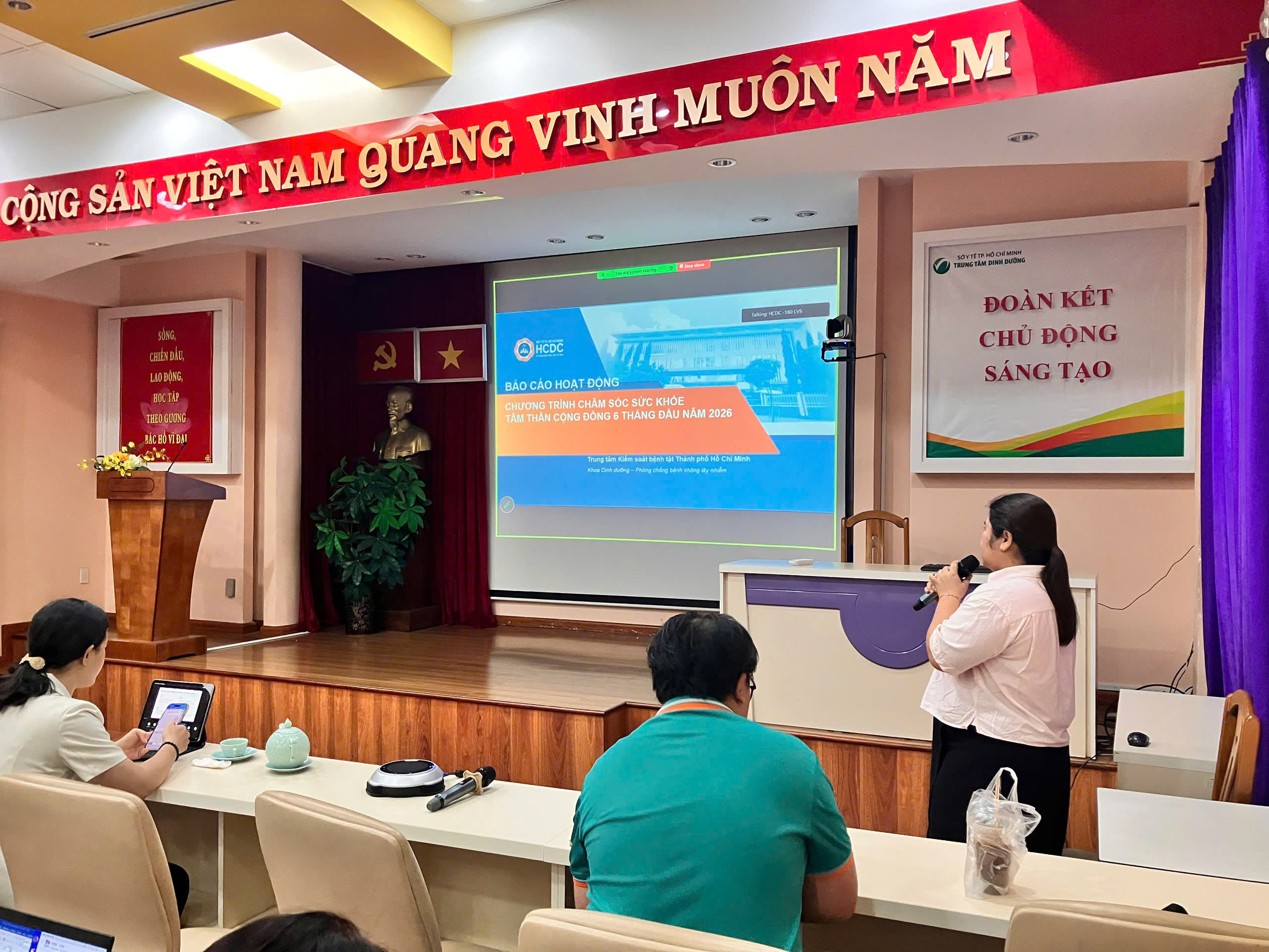 HCDC đánh giá hoạt động chăm sóc sức khỏe tâm thần cộng đồng 6 tháng đầu năm 2026