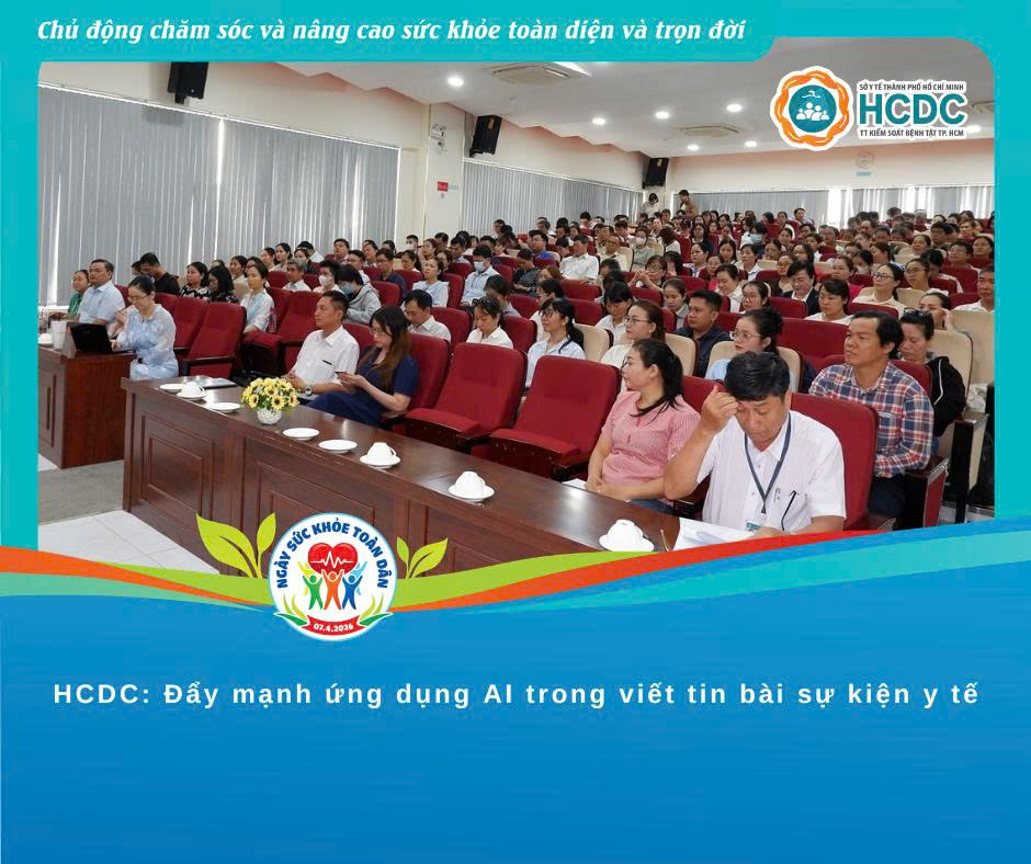 HCDC: Đẩy mạnh ứng dụng AI trong viết tin bài sự kiện y tế