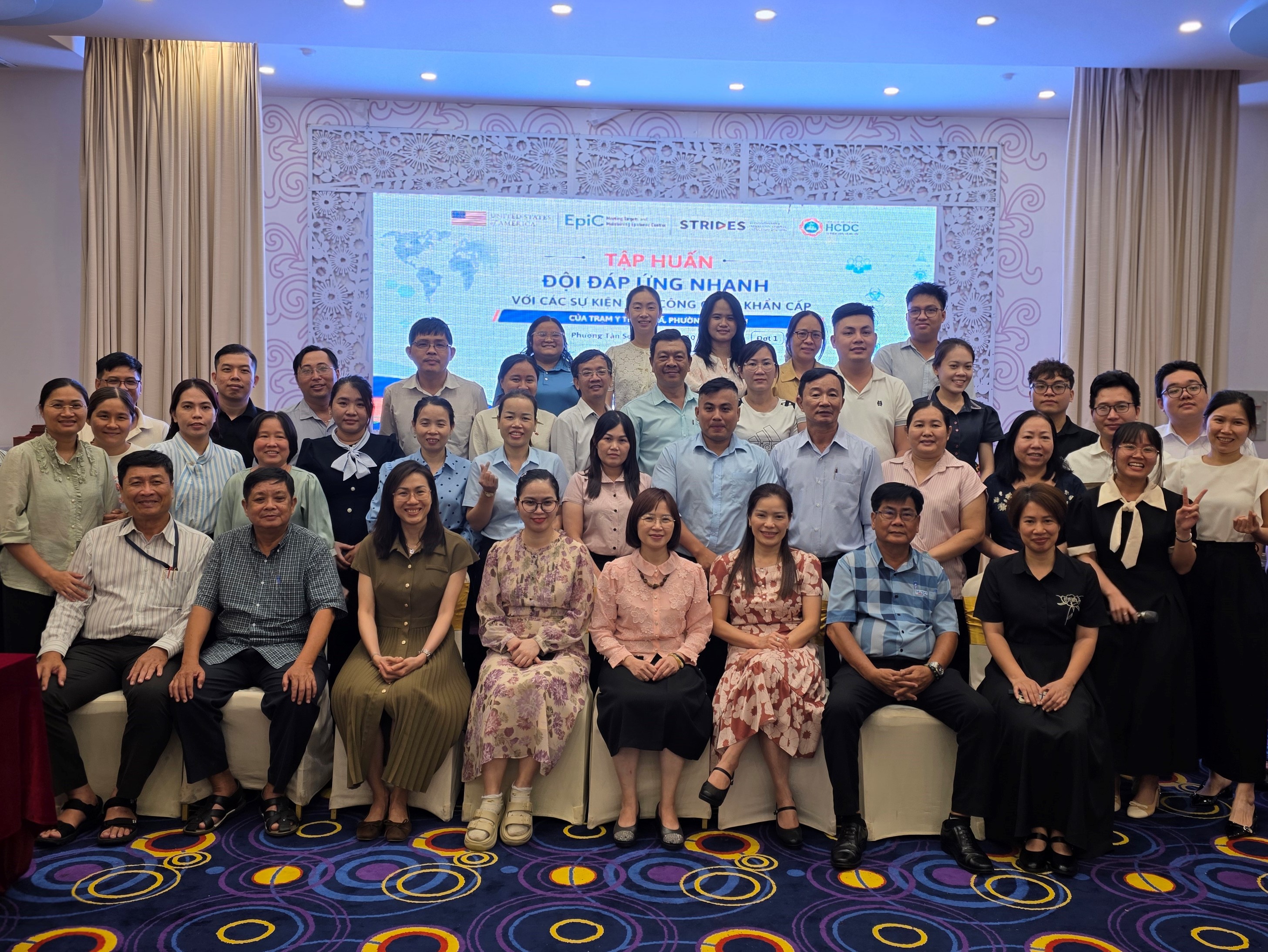HCDC khởi động chương trình tập huấn Đội đáp ứng nhanh cho Trạm Y tế