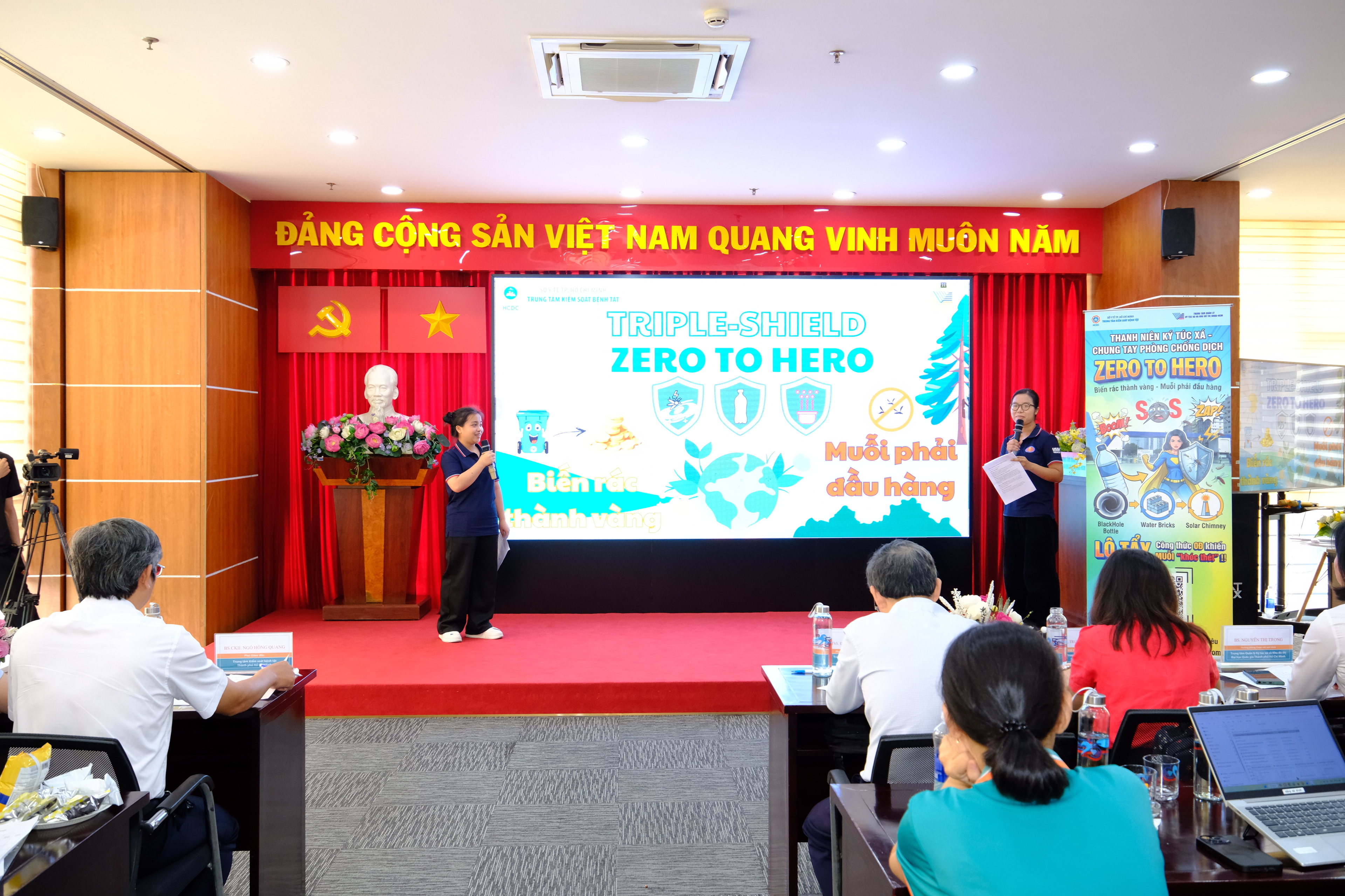 HCDC: Ngày hội truyền thông phòng, chống dịch bệnh thu hút gần 300 sinh viên tham gia