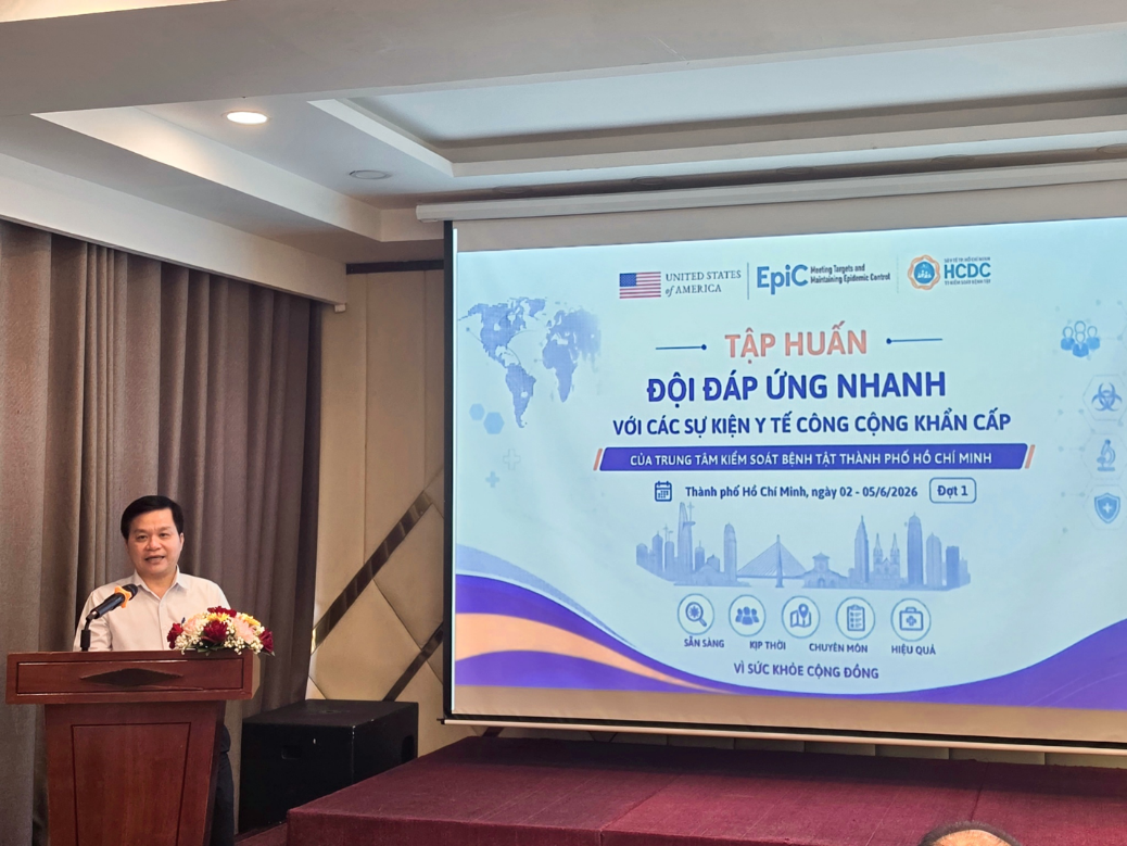 HCDC tập huấn nâng cao năng lực cho Đội đáp ứng nhanh (RRT)