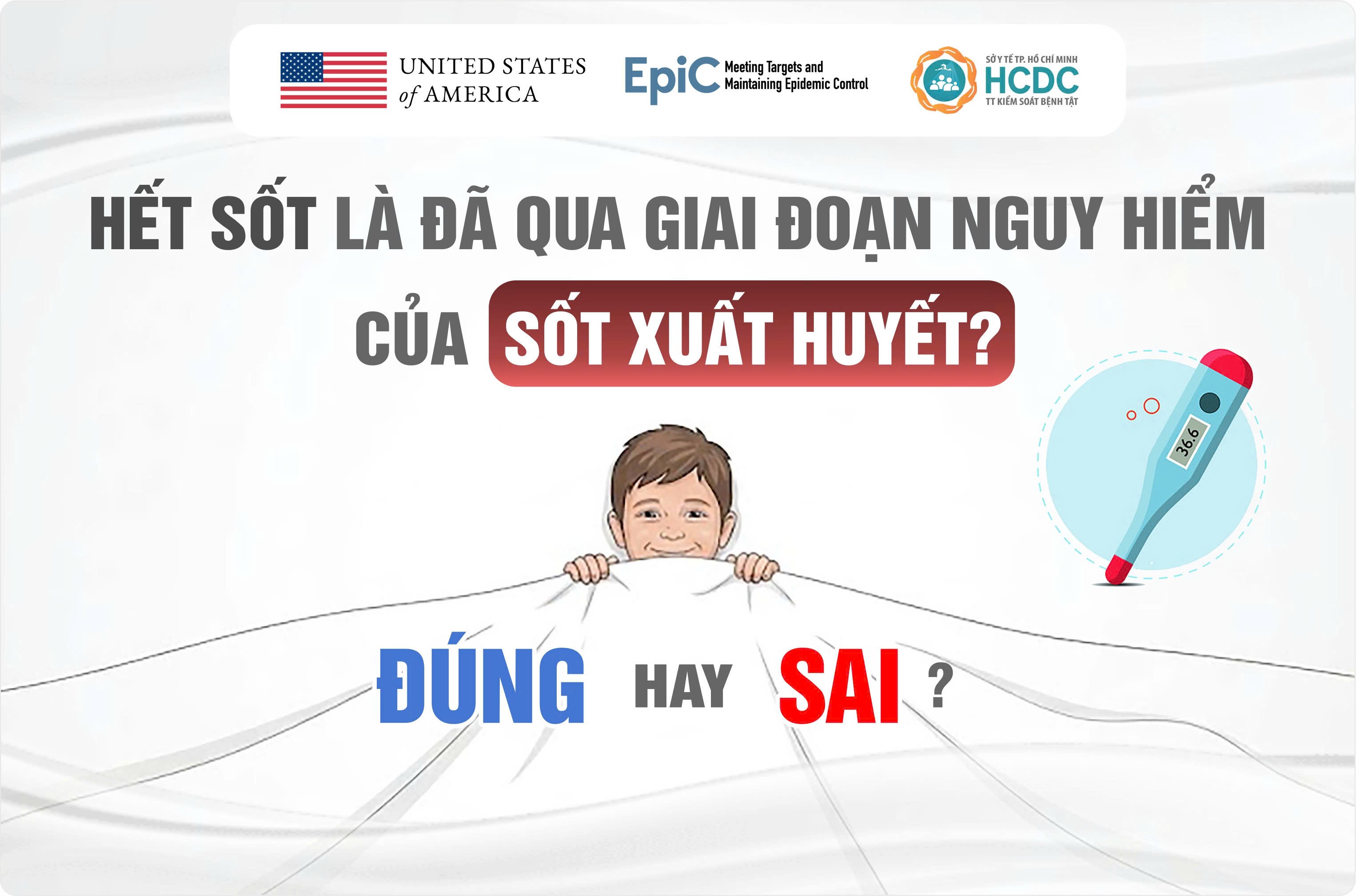 Hết sốt là đã qua giai đoạn nguy hiểm của sốt xuất huyết: Đúng hay sai?