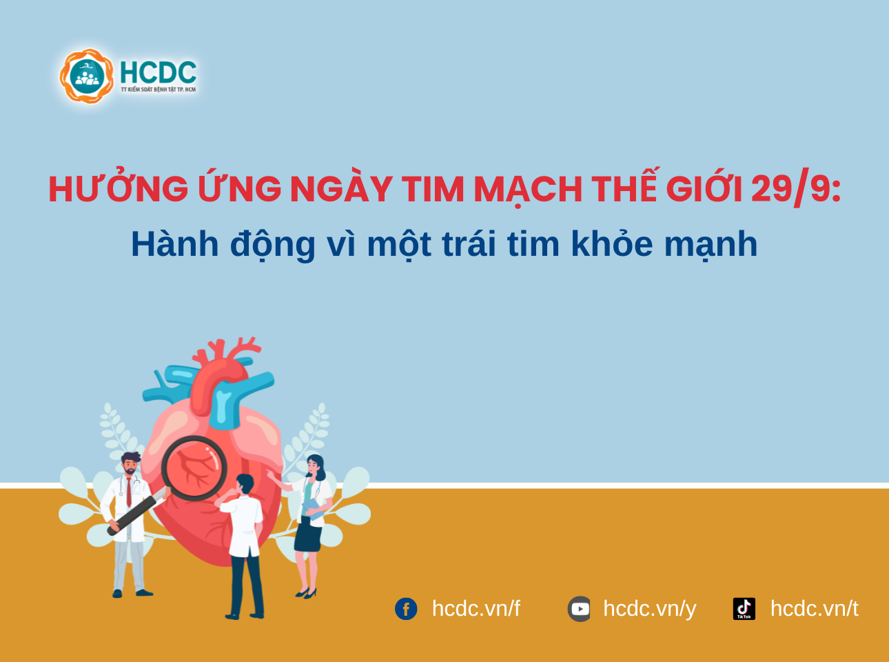 Hưởng ứng Ngày Tim mạch Thế giới 29/9: Hành động vì một trái tim khỏe mạnh