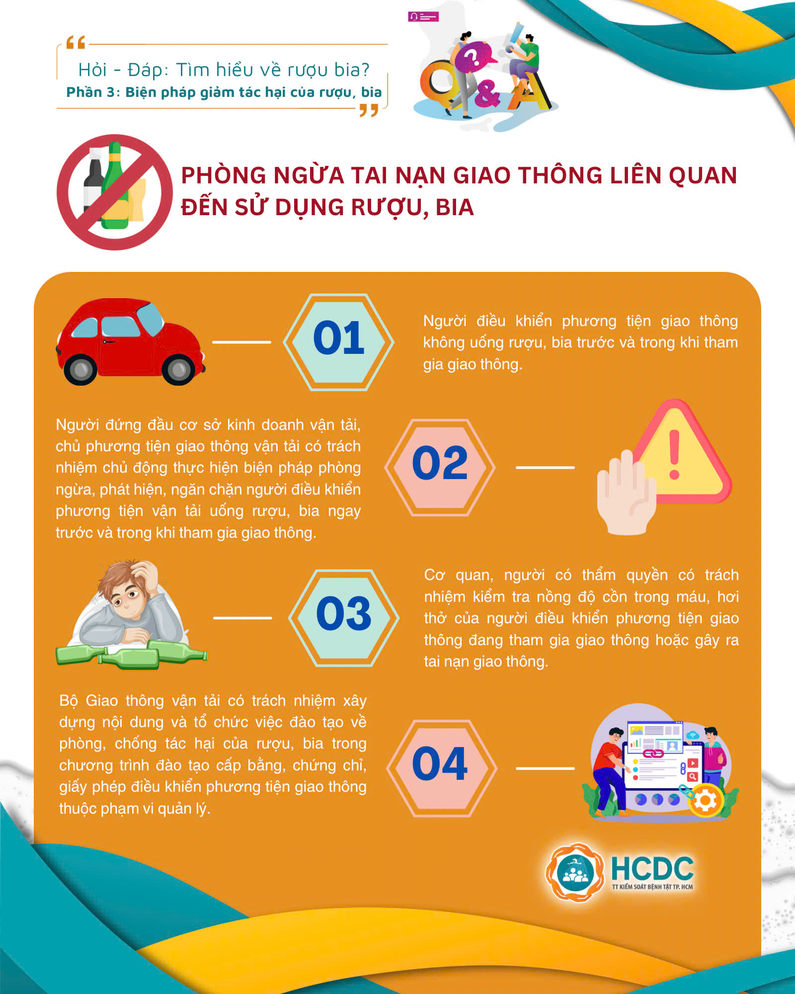 Phần 3: Biện pháp giảm tác hại của rượu, bia | TRẠM Y TẾ PHƯỜNG CHỢ LỚN