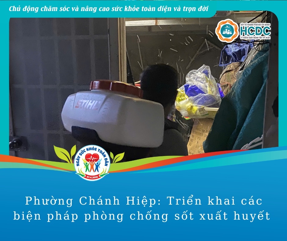 Phường Chánh Hiệp: triển khai các biện pháp phòng chống sốt xuất huyết