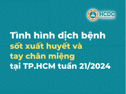 Tình hình dịch bệnh sốt xuất huyết và tay chân miệng tại TP. Hồ Chí Minh tính đến tuần 21/2024