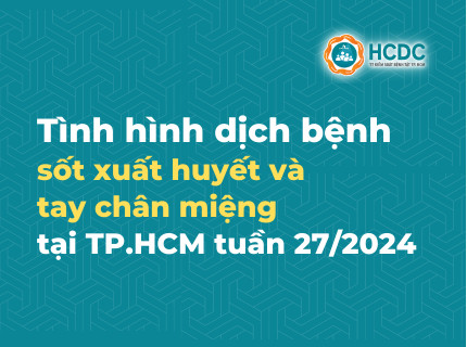 Tình hình dịch bệnh sốt xuất huyết và tay chân miệng tại TP. Hồ Chí Minh tính đến tuần 27/2024