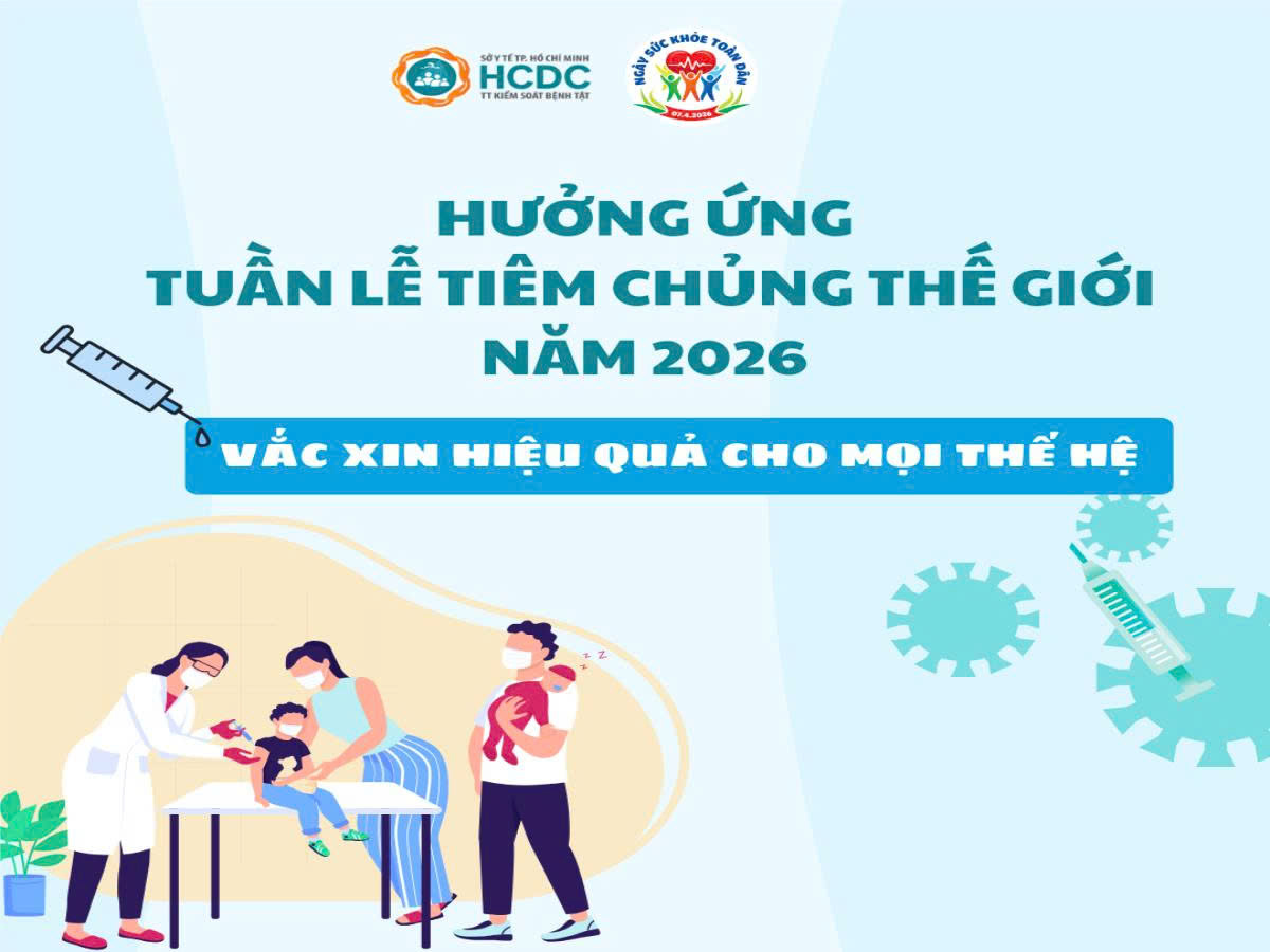 Tuần lễ Tiêm chủng Thế giới năm 2026: Vắc xin hiệu quả cho mọi thế hệ