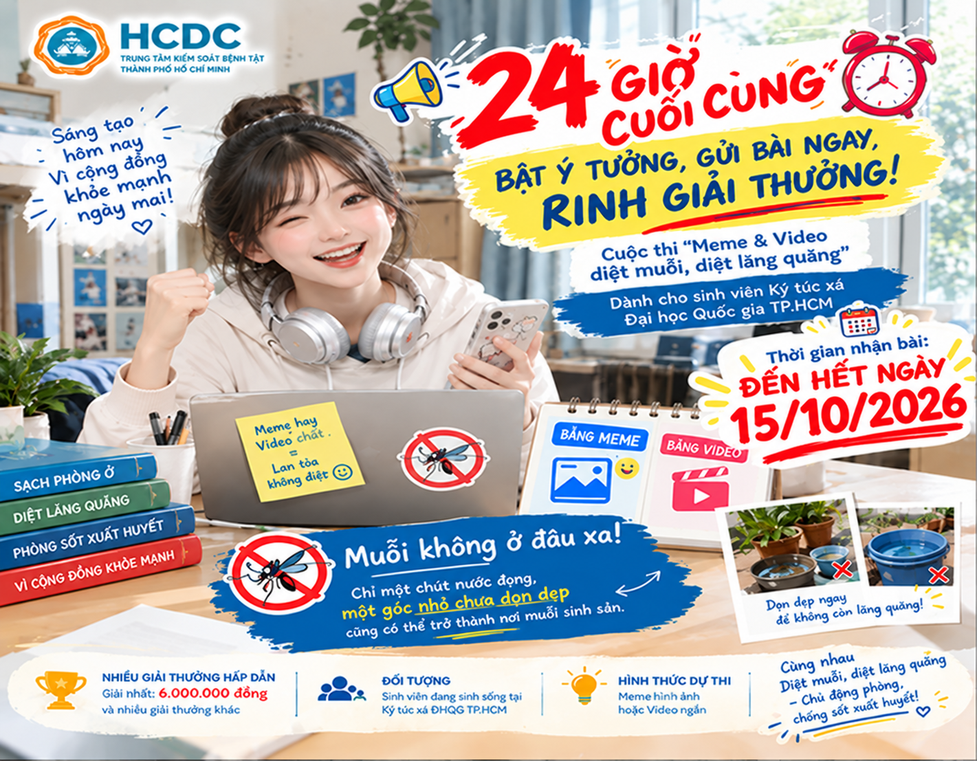 24 giờ cuối cùng – Gửi Meme, lên Video, rinh giải thưởng!