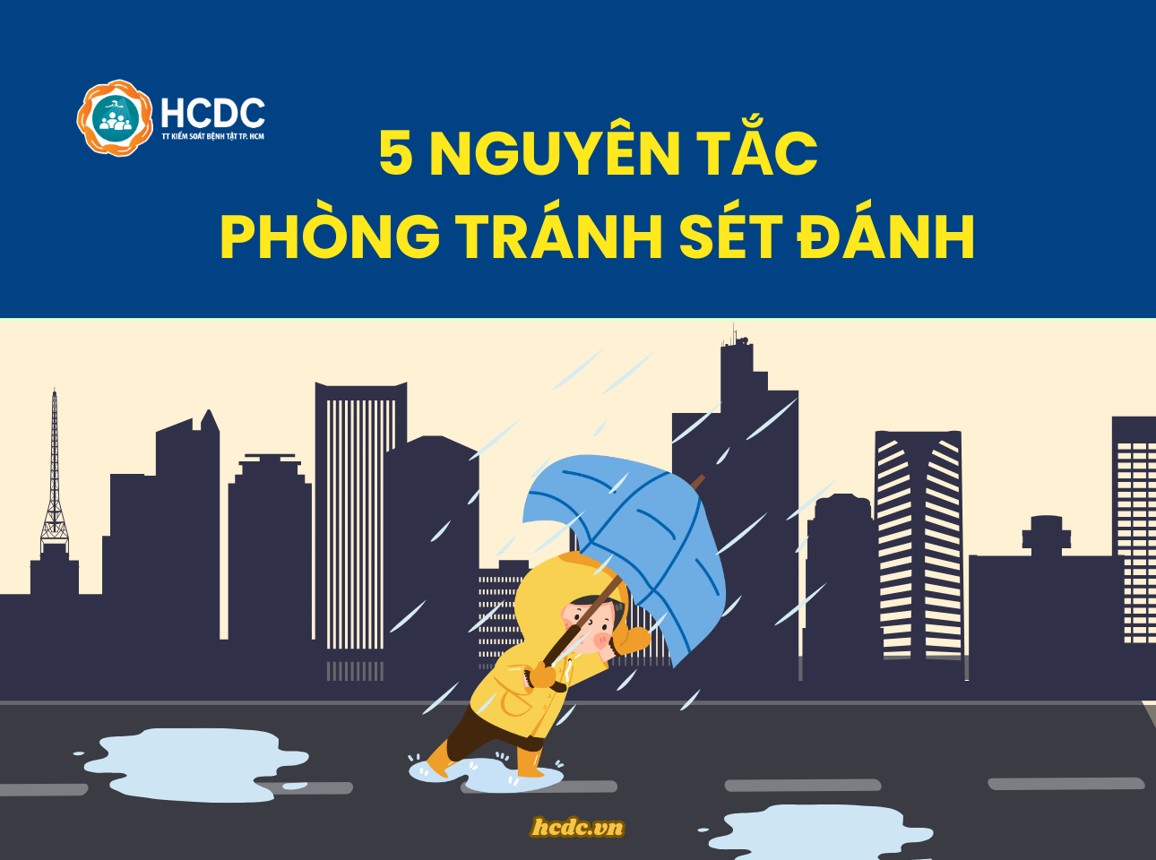 5 nguyên tắc phòng tránh sét đánh