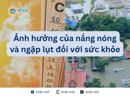Ảnh hưởng của nắng nóng và ngập lụt đối với sức khỏe