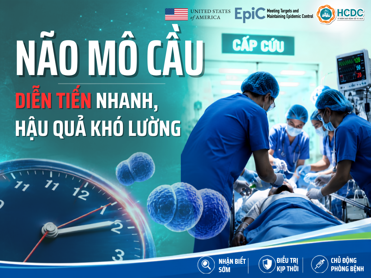 Bệnh do não mô cầu: Diễn tiến nhanh, hậu quả khó lường