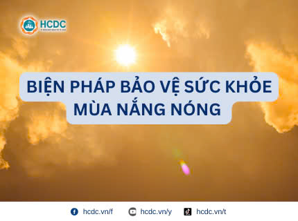 Biện pháp bảo vệ sức khoẻ mùa nắng nóng.