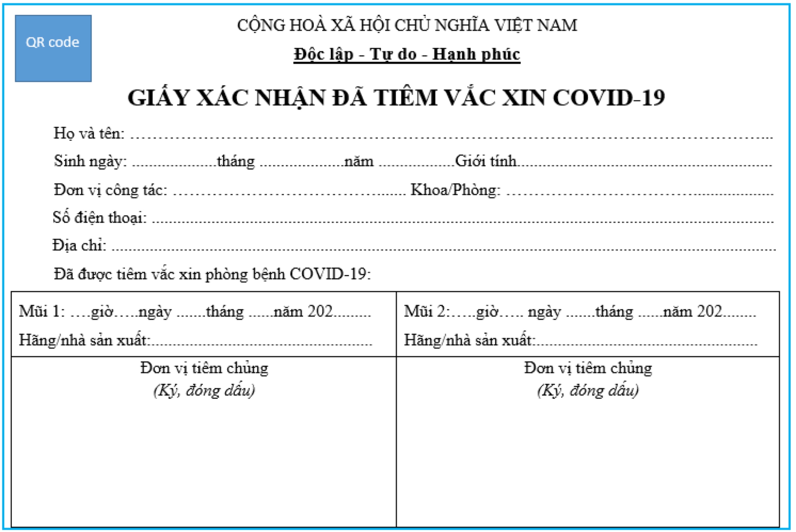 Các cơ sở tiêm chủng sẽ tiêm vắc xin COVID-19 cho nhân viên y tế theo danh sách ưu tiên