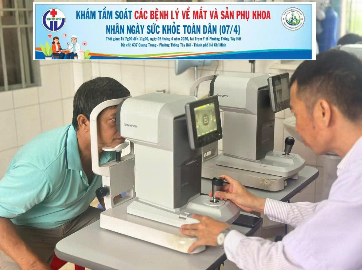 Gần 200 người dân phường Thông Tây Hội được khám bệnh miễn phí