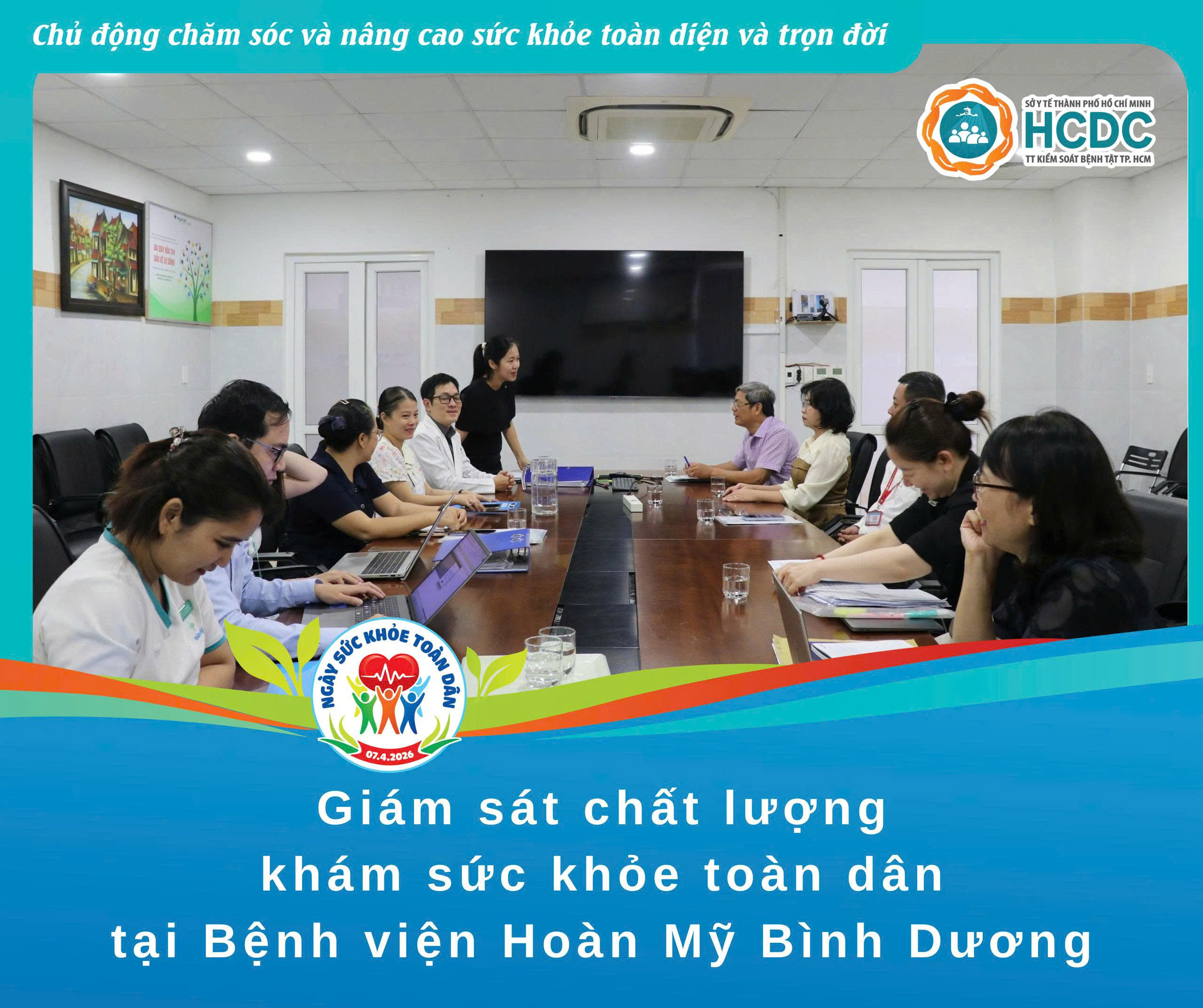 Giám sát chất lượng khám sức khỏe toàn dân tại Bệnh viện Hoàn Mỹ Bình Dương