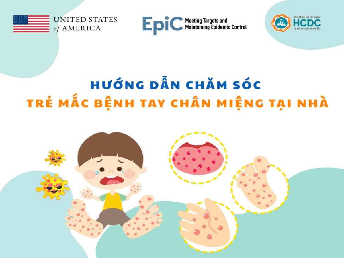 Hướng dẫn chăm sóc trẻ mắc bệnh tay chân miệng tại nhà