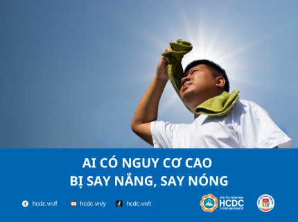 [Infographic] Ai có nguy cơ cao bị say nắng, say nóng