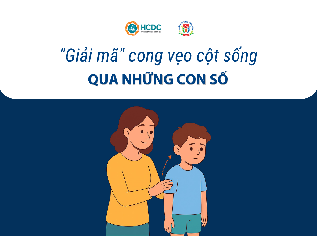 Infographic: Giải mã cong vẹo cột sống qua những con số