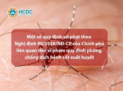 [Infographic] Một số quy định xử phạt theo Nghị định 90/2026/NĐ-CP của Chính phủ liên quan đến vi phạm quy định phòng, chống dịch bệnh sốt xuất huyết