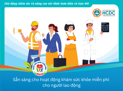 Sẵn sàng cho hoạt động khám sức khỏe miễn phí cho người lao động