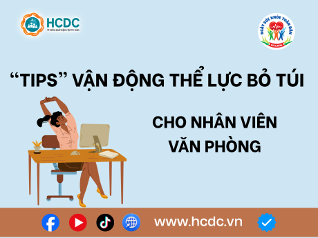“Tips” vận động thể lực bỏ túi cho nhân viên văn phòng