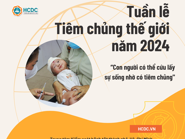TP Hồ Chí Minh hưởng ứng Tuần lễ Tiêm chủng thế giới năm 2024.