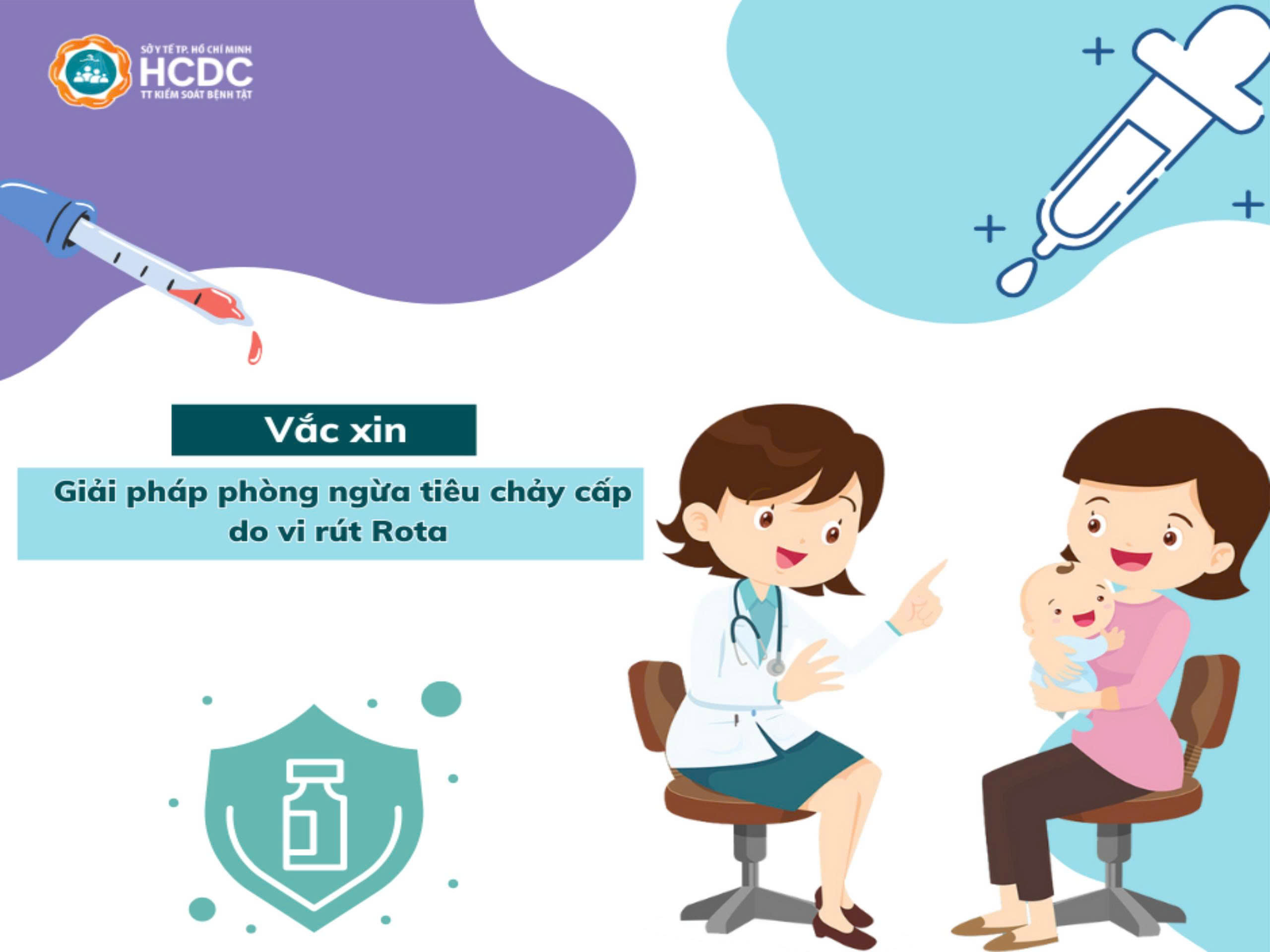 Vắc xin: Giải pháp phòng ngừa tiêu chảy cấp do vi rút Rota