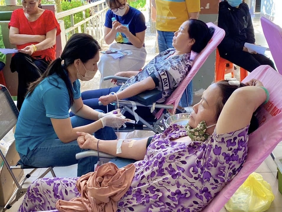 Xã Củ Chi tiếp nhận 288 đơn vị máu tình nguyện