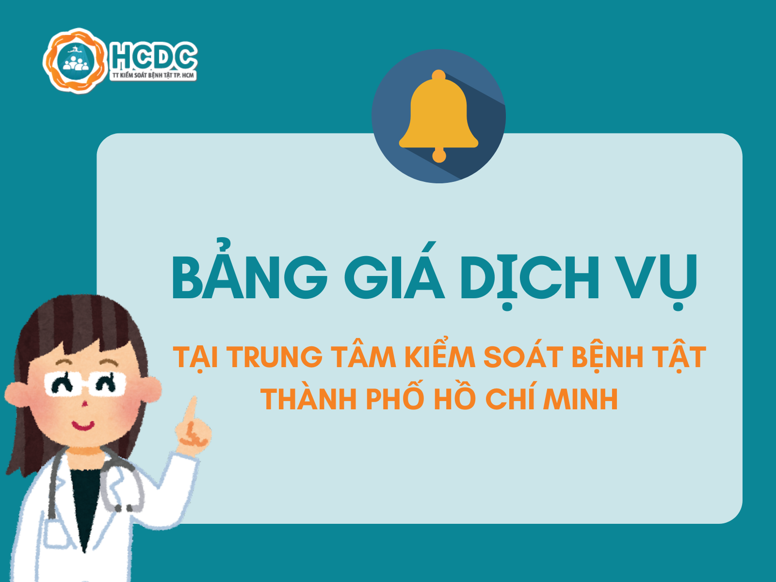 Bảng giá dịch vụ tại Trung tâm Kiểm soát bệnh tật Thành phố Hồ Chí Minh