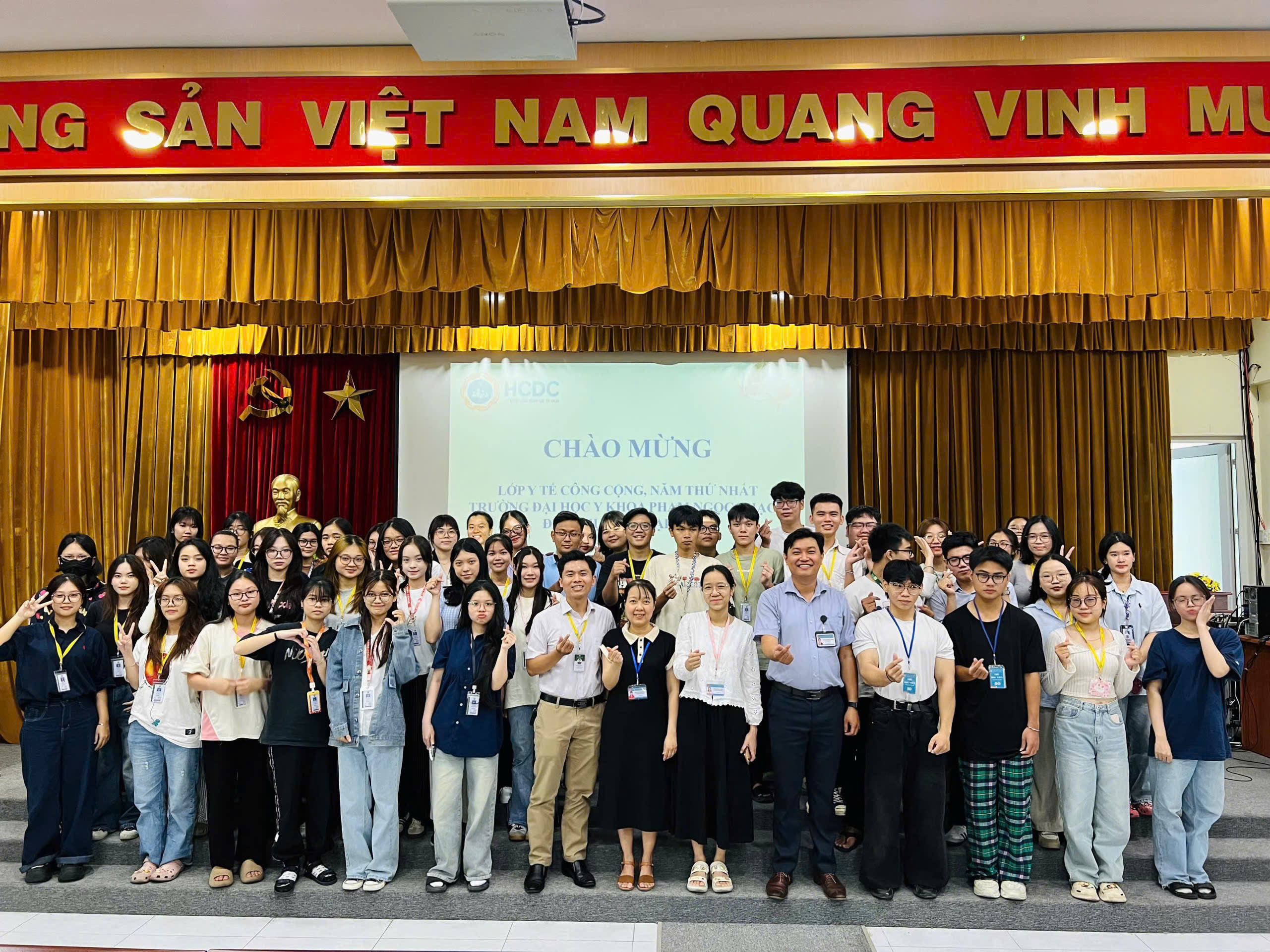 HCDC: Chia sẻ thực tế hoạt động với sinh viên trường Đại học Y khoa Phạm Ngọc Thạch