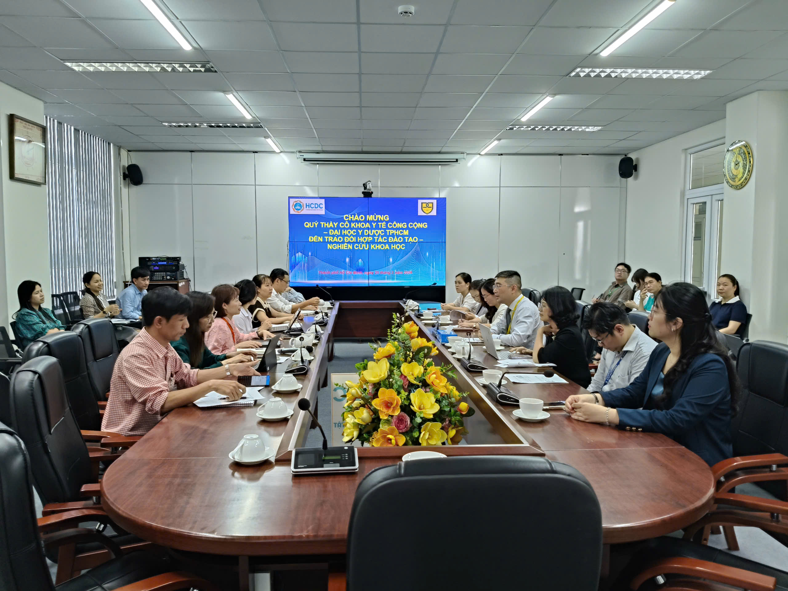 HCDC: Đẩy mạnh hợp tác với Đại học Y dược Thành phố Hồ Chí Minh