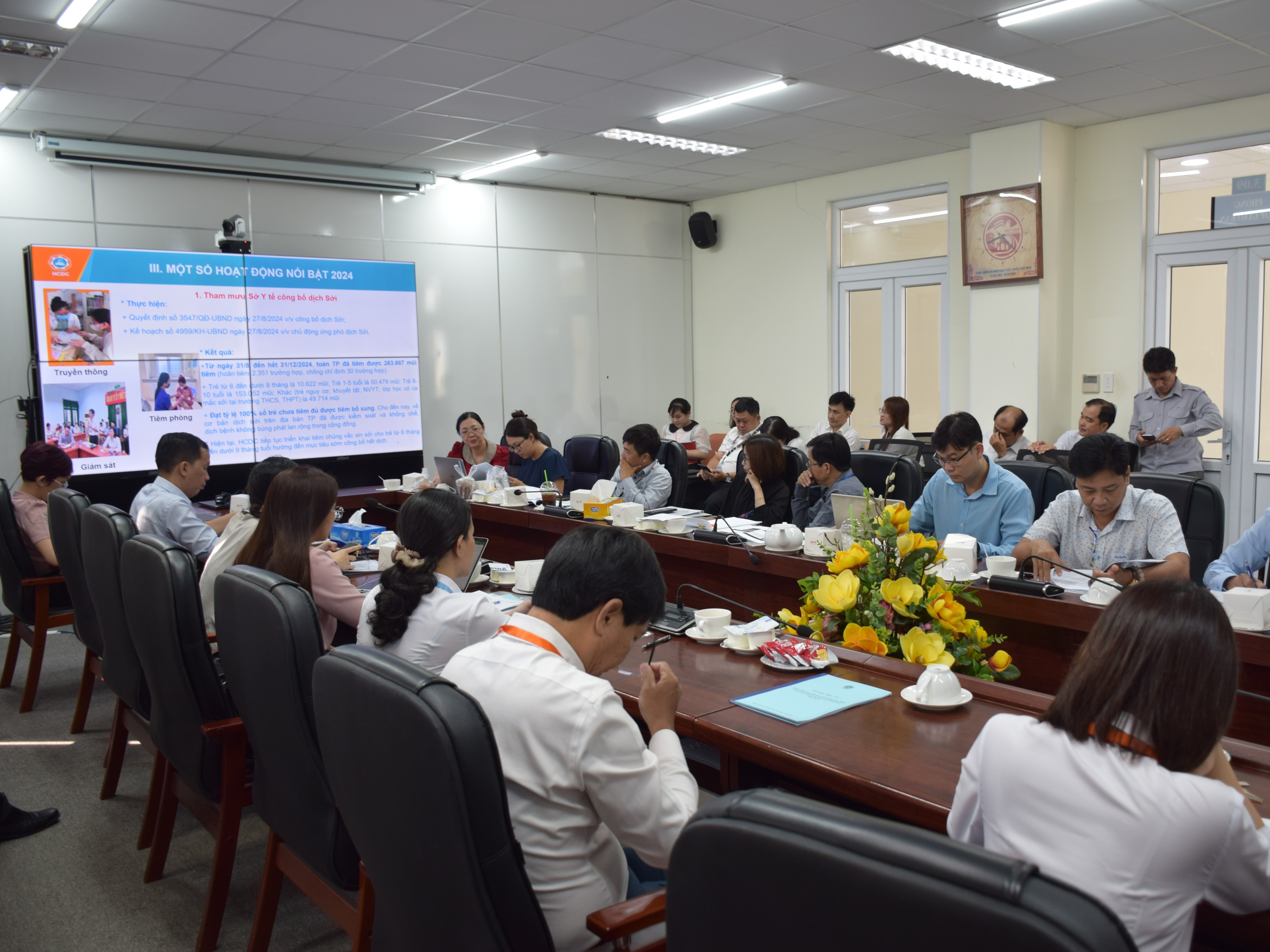 HCDC: Tiếp đoàn Sở Y tế kiểm tra, đánh giá chất lượng hoạt động năm 2024