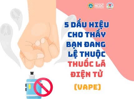 5 dấu hiệu cho thấy bạn đang lệ thuộc thuốc lá điện tử (VAPE)