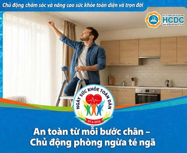 An toàn từ mỗi bước chân – Chủ động phòng ngừa té ngã