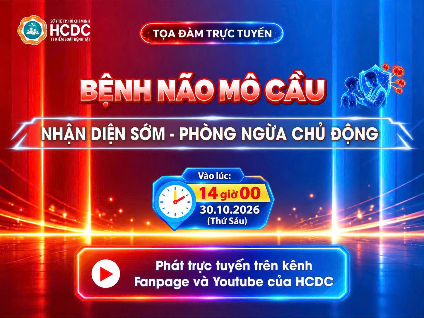 Bệnh não mô cầu: Nhận diện sớm - Phòng ngừa chủ động