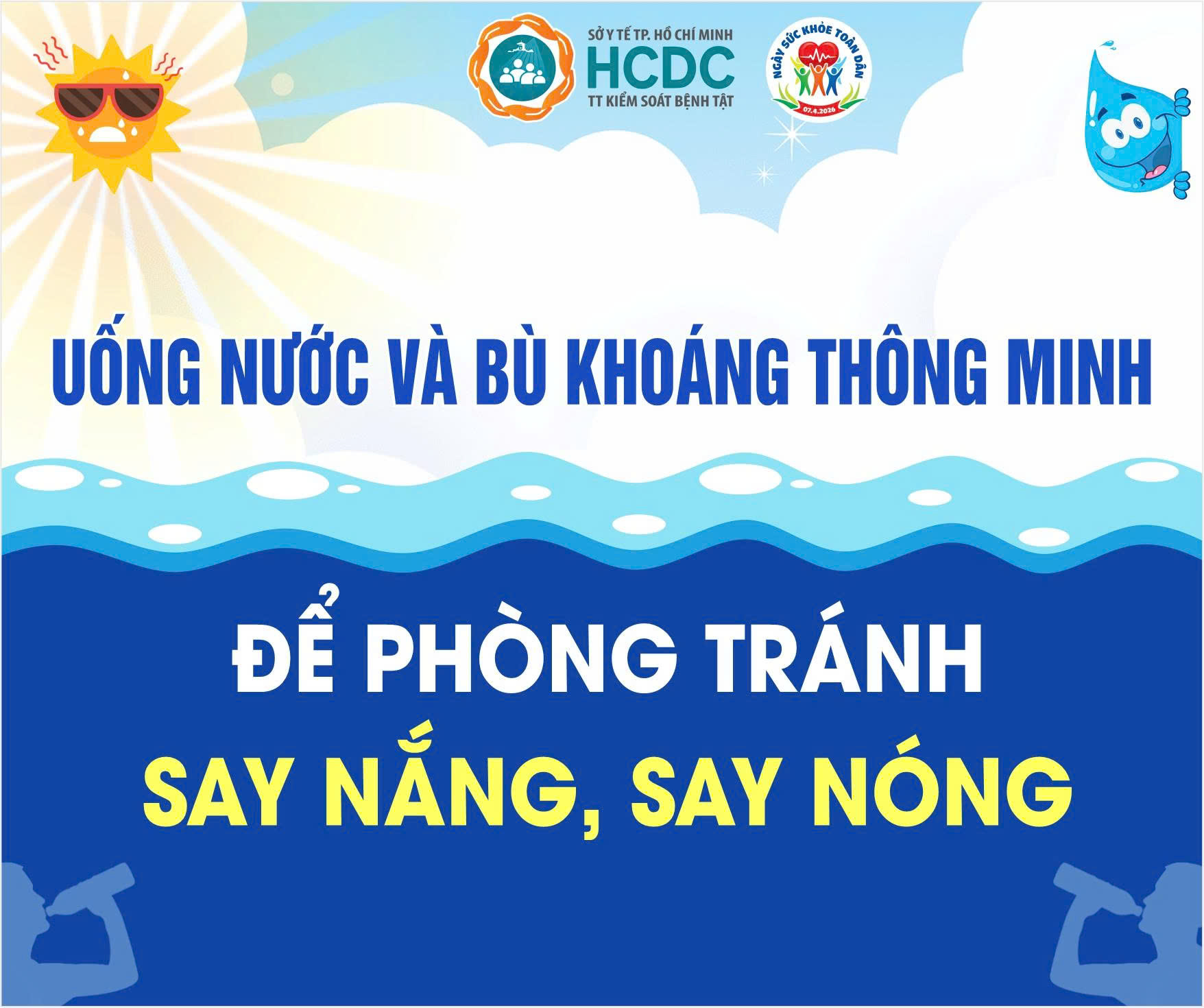 ĐỪNG ĐỂ CƠ THỂ "HÉO" VÌ NẮNG NÓNG!