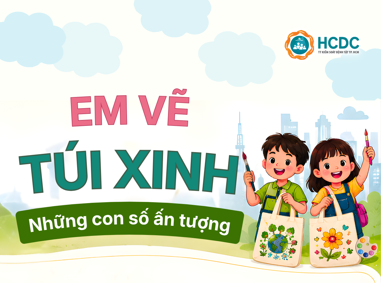 Em vẽ túi xinh – Những con số ấn tượng
