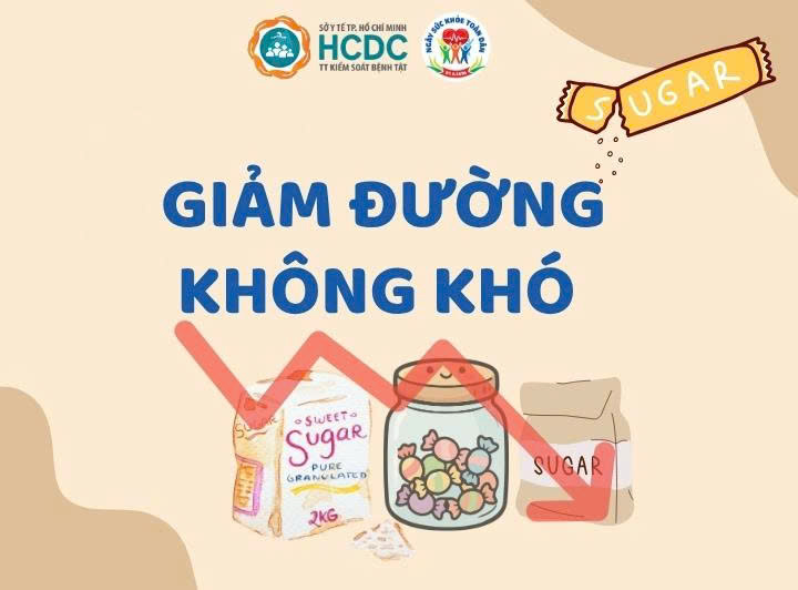 Giảm đường không khó