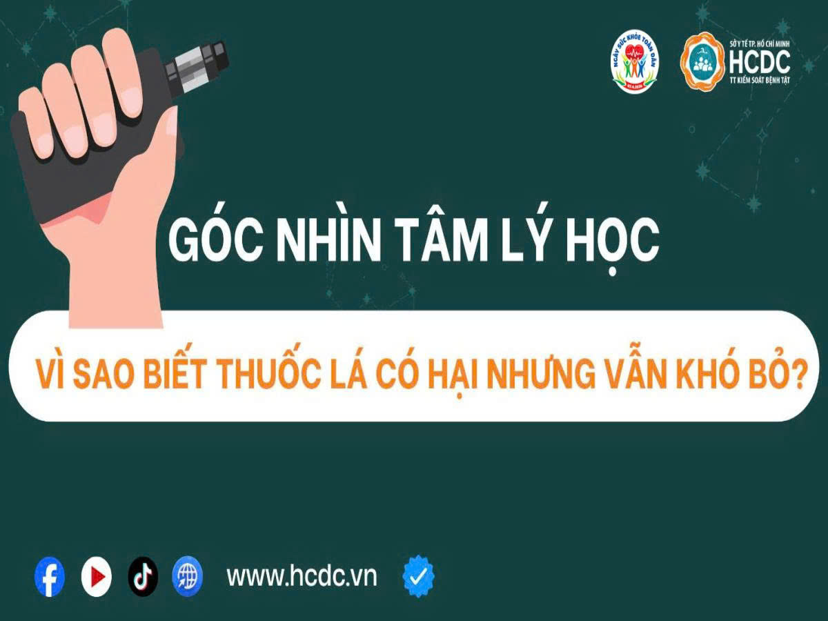 Góc nhìn tâm lý học: Vì sao biết thuốc lá có hại nhưng vẫn khó bỏ?