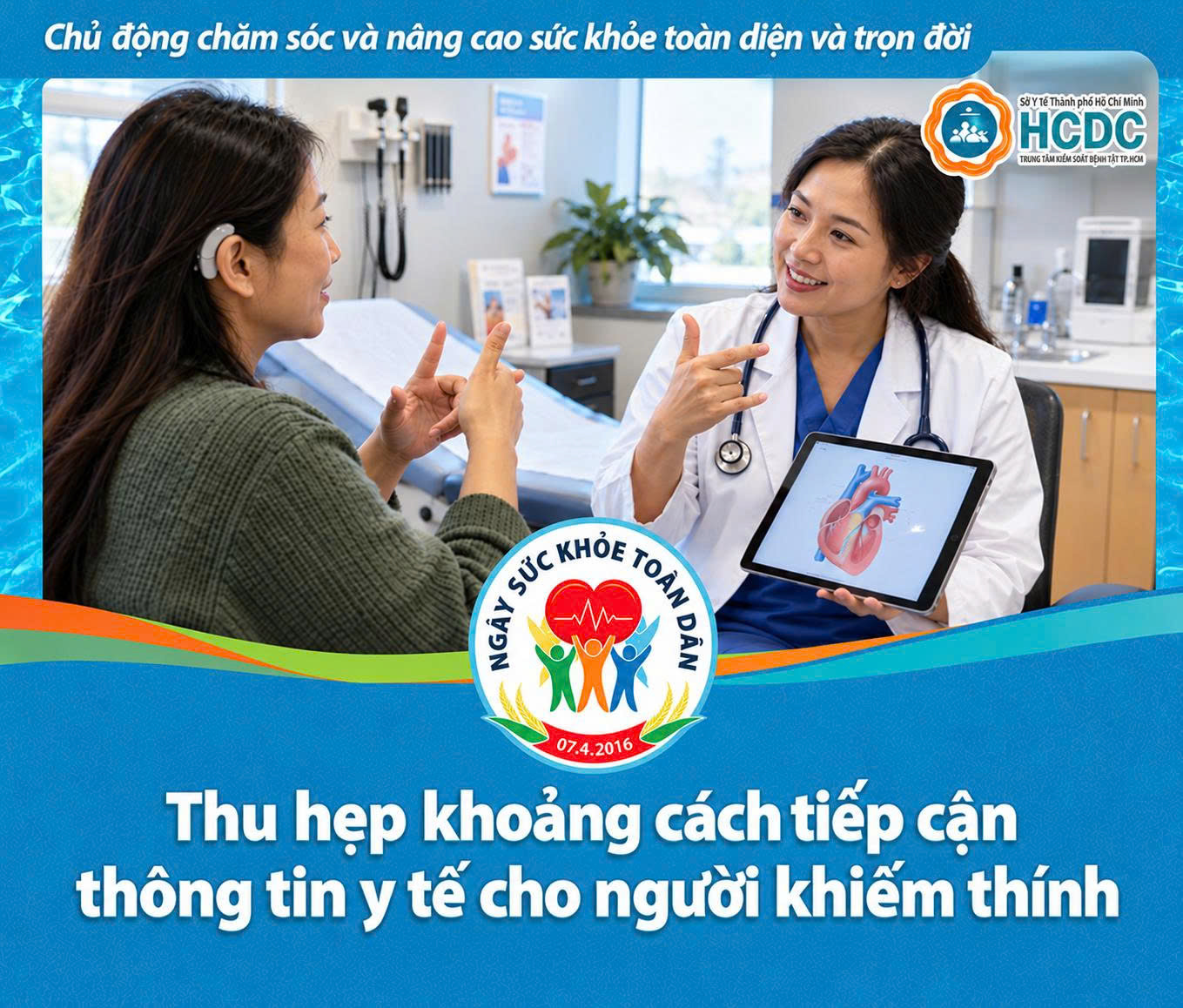 Thu hẹp khoảng cách tiếp cận thông tin y tế cho người khiếm thính