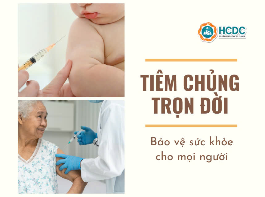 Tiêm chủng trọn đời: Bảo vệ sức khỏe cho mọi người