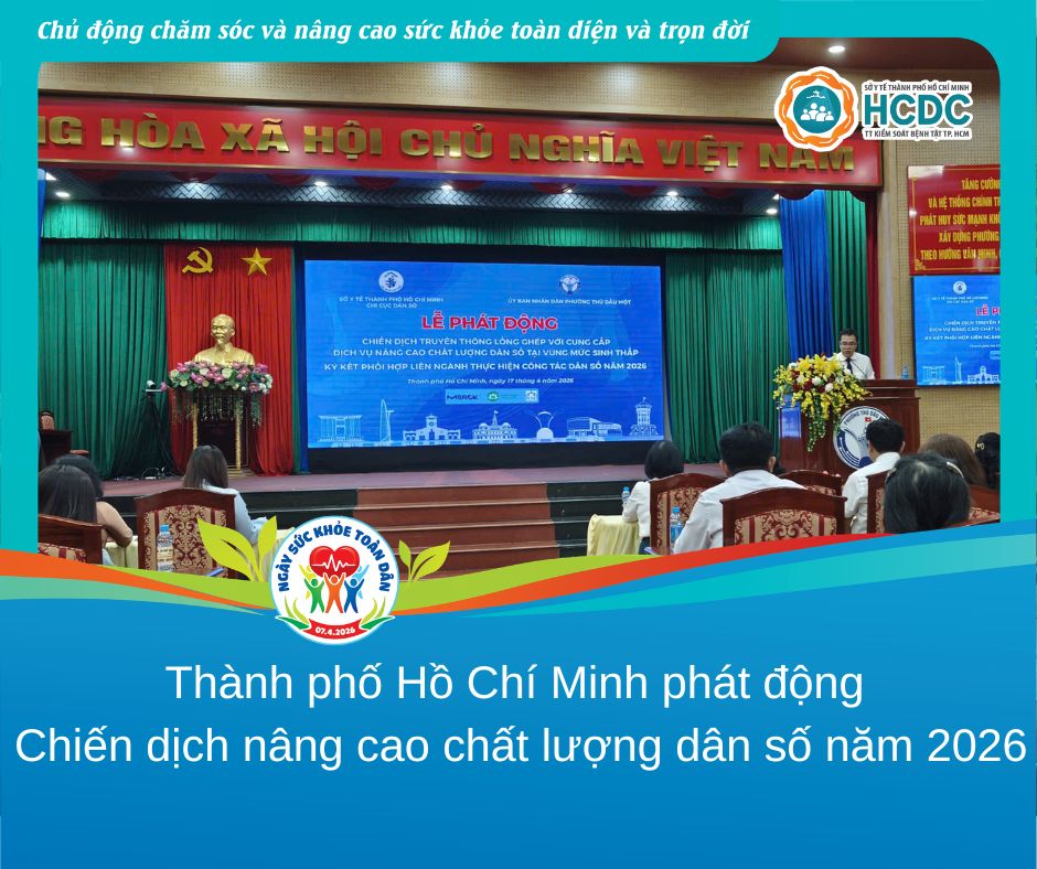 TP. Hồ Chí Minh phát động Chiến dịch nâng cao chất lượng dân số năm 2026